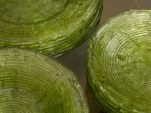 Load image into Gallery viewer, 1970s Peridot Green Rippled Table Set