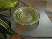 Load image into Gallery viewer, 1970s Peridot Green Rippled Table Set