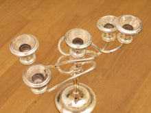 Load image into Gallery viewer, Vintage 5-Light Silverplate Candelabra