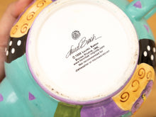 Load image into Gallery viewer, Laurel Burch ceramic teapot Five Whimsical Cats