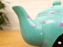 Load image into Gallery viewer, Laurel Burch ceramic teapot Five Whimsical Cats