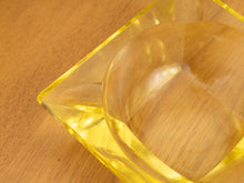 Load image into Gallery viewer, Yellow Murano Mid Century Ashtray Catchall