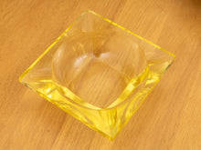 Load image into Gallery viewer, Yellow Murano Mid Century Ashtray Catchall