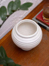 Load image into Gallery viewer, Bulbous White Vase