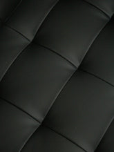 Load image into Gallery viewer, Sleek Executive Sofa in Black Faux Leather