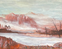 Load image into Gallery viewer, Misty Mountains, Painting Framed