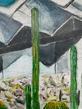 Load image into Gallery viewer, Steel House 1961 by Cesar Platero Print on Canvas Framed