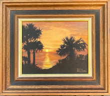 Load image into Gallery viewer, Tropical Sunset, Painting Framed