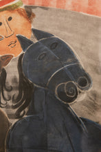 Load image into Gallery viewer, (L'Acrobate by Graciela Rodo Boulanger Lithograph Framed
