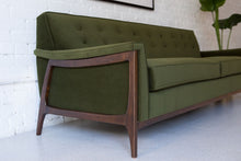 Load image into Gallery viewer, Franklin Sofa in Olive Green