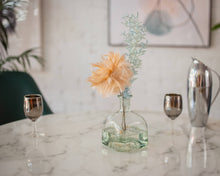 Load image into Gallery viewer, Daisy Faux Marble 40 in Dining Table, White