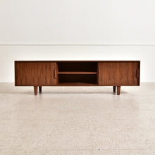 Load image into Gallery viewer, “Miles” Low Profile Walnut Credenza