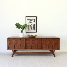 Load image into Gallery viewer, Scandinavian Walnut Credenza by Sunbeam Vintage
