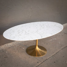 Load image into Gallery viewer, Daisy Table Gold Base 78"