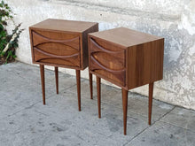 Load image into Gallery viewer, Sculpted Nightstand in American Walnut