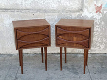 Load image into Gallery viewer, Sculpted Front Nightstand in American Walnut