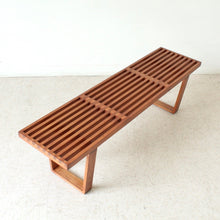 Load image into Gallery viewer, Sol Slatted Bench