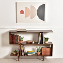 Load image into Gallery viewer, “Shelby” American Walnut Bookshelf