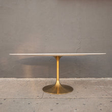 Load image into Gallery viewer, Daisy Table Gold Base 78"