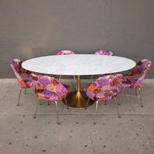 Load image into Gallery viewer, Daisy Table Gold Base 78"