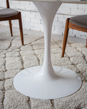 Load image into Gallery viewer, Daisy Faux Marble 60 in Oval Dining Table, White