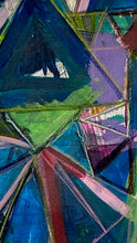 Load image into Gallery viewer, Multicolored Acrylic and Pastel on Canvas, Framed