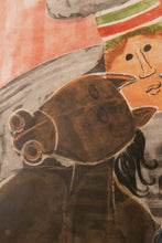 Load image into Gallery viewer, (L'Acrobate by Graciela Rodo Boulanger Lithograph Framed