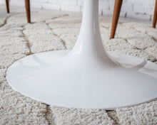 Load image into Gallery viewer, Daisy Faux Marble 60 in Oval Dining Table, White
