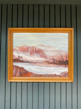Load image into Gallery viewer, Misty Mountains, Painting Framed