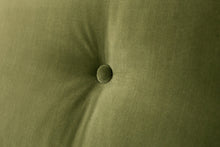 Load image into Gallery viewer, 96" Desmond Walnut Framed Sofa in Olive Green