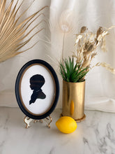 Load image into Gallery viewer, Silhouette Portrait of 11 month old Steven to Grandma and Grandma - 1969