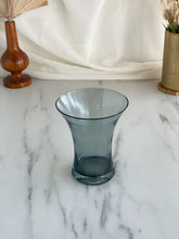 Load image into Gallery viewer, Vintage Short Smoke Glass Vase