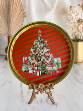 Load image into Gallery viewer, Vintage Christmas Metal Plate