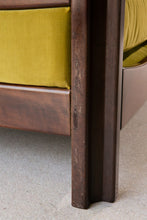 Load image into Gallery viewer, Chartreuse Velvet Sofa