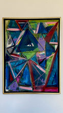 Load image into Gallery viewer, Multicolored Acrylic and Pastel on Canvas, Framed