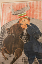 Load image into Gallery viewer, (L'Acrobate by Graciela Rodo Boulanger Lithograph Framed