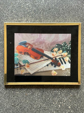 Load image into Gallery viewer, Violin and Piano Foil Art, Framed

