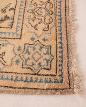 Load image into Gallery viewer, Blue Tan Persian Vintage Rug