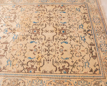 Load image into Gallery viewer, Blue Tan Persian Vintage Rug