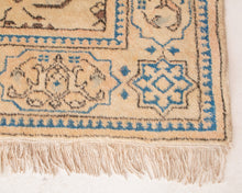 Load image into Gallery viewer, Blue Tan Persian Vintage Rug