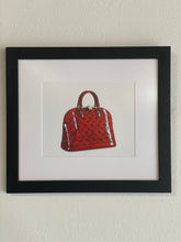 Load image into Gallery viewer, Red Purse Louis Vuitton Art