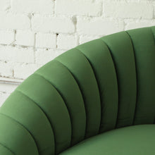 Load image into Gallery viewer, Curved Sofa in Emerald Green