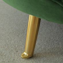 Load image into Gallery viewer, Curved Sofa in Emerald Green