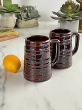 Load image into Gallery viewer, Brown Ripple Coffee Cup