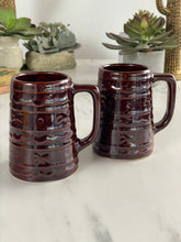 Load image into Gallery viewer, Brown Ripple Coffee Cup