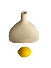 Load image into Gallery viewer, Cream Ceramic Vase