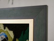 Load image into Gallery viewer, Parrots Vintage Embroidered Art