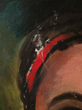 Load image into Gallery viewer, Original Oil Portrait Painting of Lady In Red