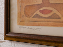 Load image into Gallery viewer, Totem by Diana Hansen done in intaglio 1942