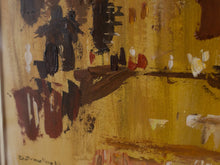 Load image into Gallery viewer, A. Praulins 1963 Mid Century Abstract Painting